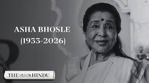 आशा ताई जी का निधन - पार्श्व गायन के एक स्वर्णिम युग का अंत