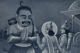 भीम का पुत्र “घटोत्कच” एक अर्ध-राक्षस