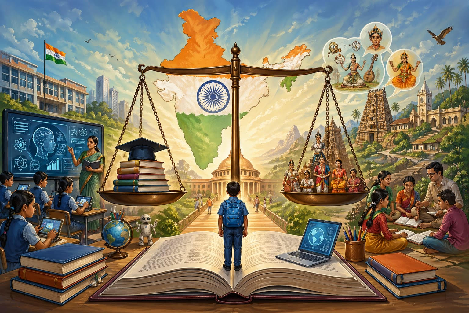 एक देश, एक पाठ्यक्रम: संघीयता का संकट या शिक्षा क्रांति?