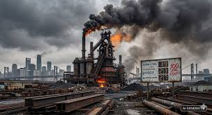 क्लाइमेट के मोर्चे पर स्टील सेक्टर फेल. स्कोरकार्ड ने खोली पोल