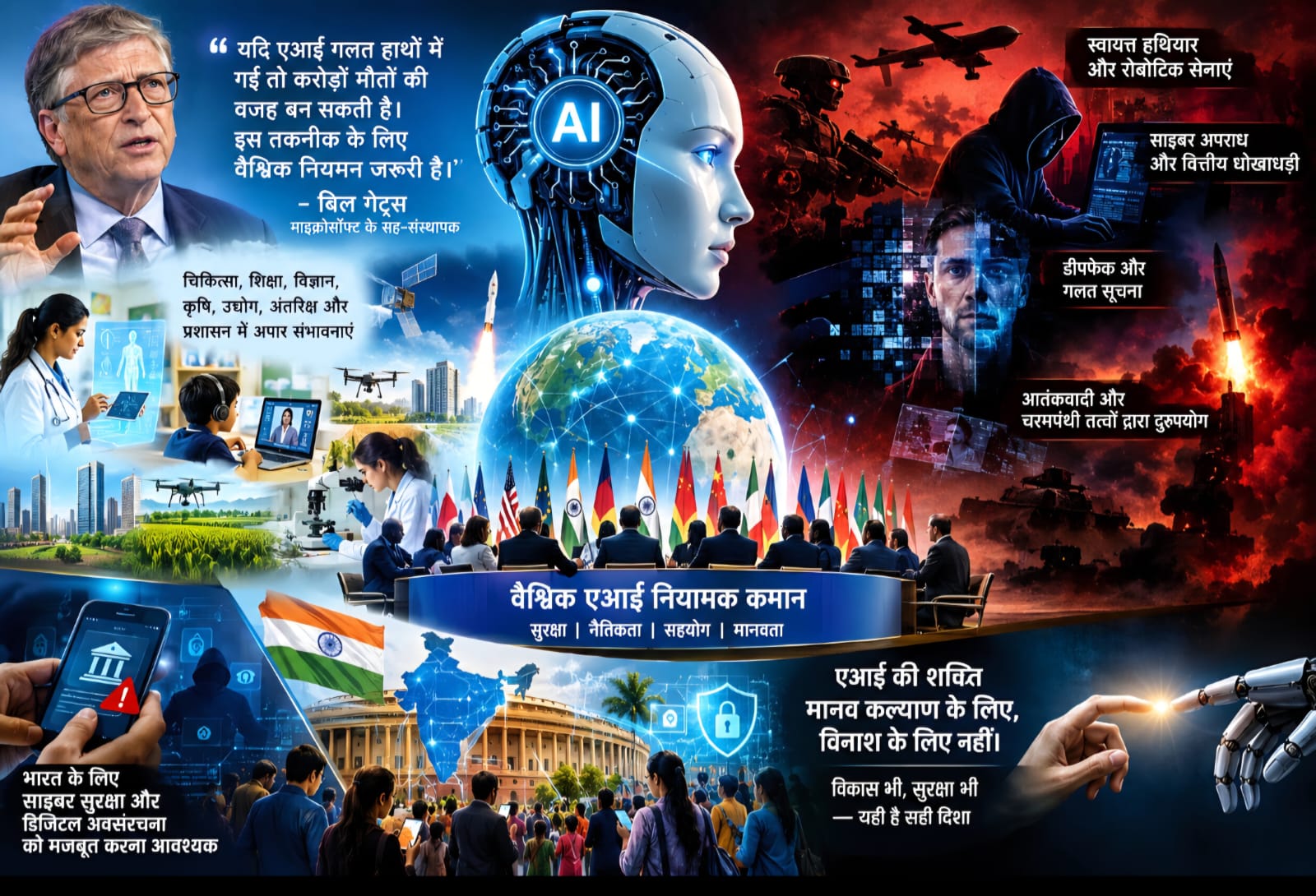 एआई से जुड़े महाविनाश के खतरेः नियंत्रित कमान जरूरी