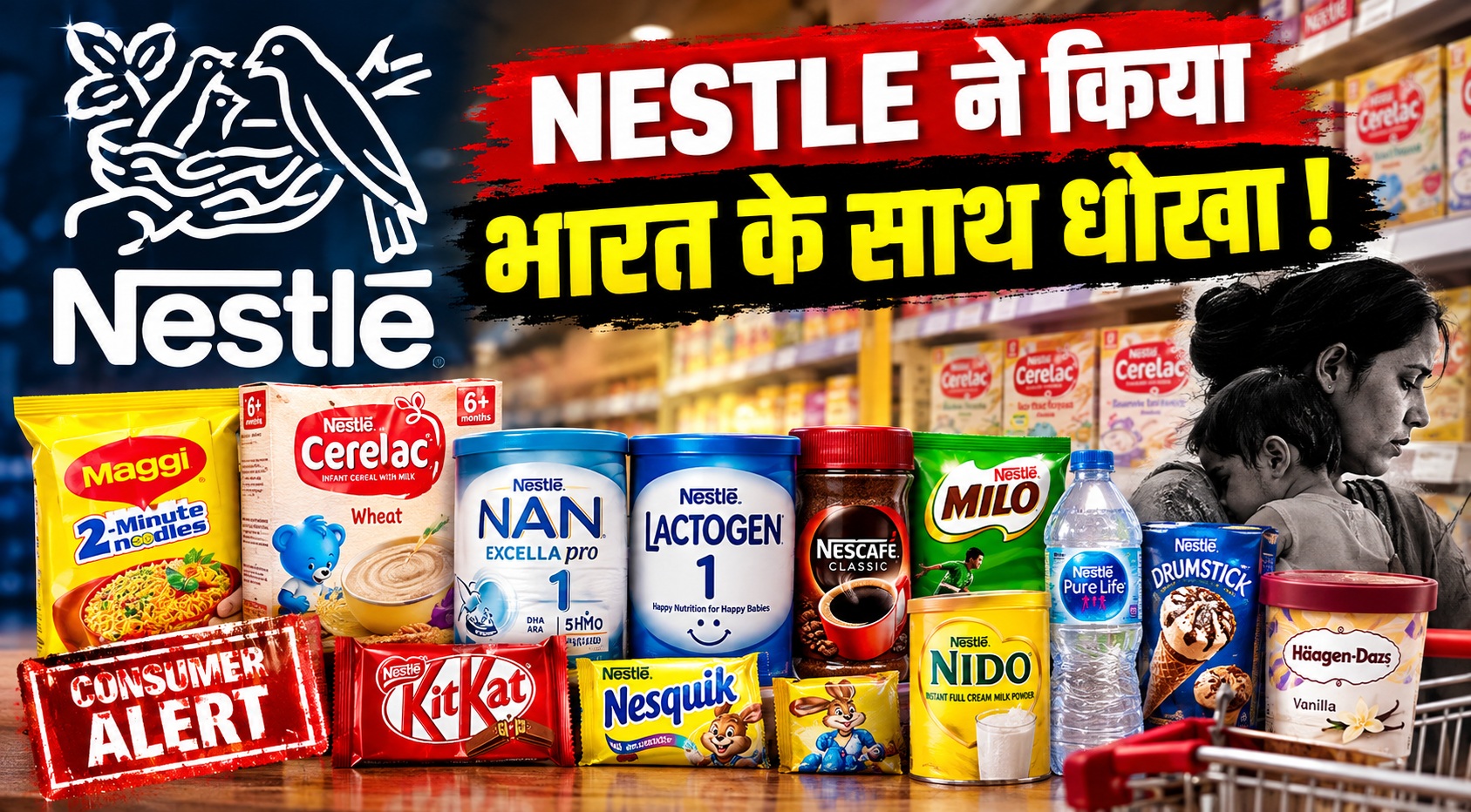 भरोसे का सौदा : भारत में विदेशी ‘नेस्ले’ का भारतीय उपभोक्ताओं के साथ धोखा !