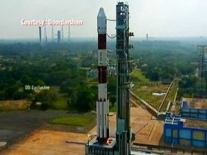 एरियन-5 रॉकेट के जरिए संचार उपग्रह जीसैट..18 का कोउरू से सफल प्रक्षेपण