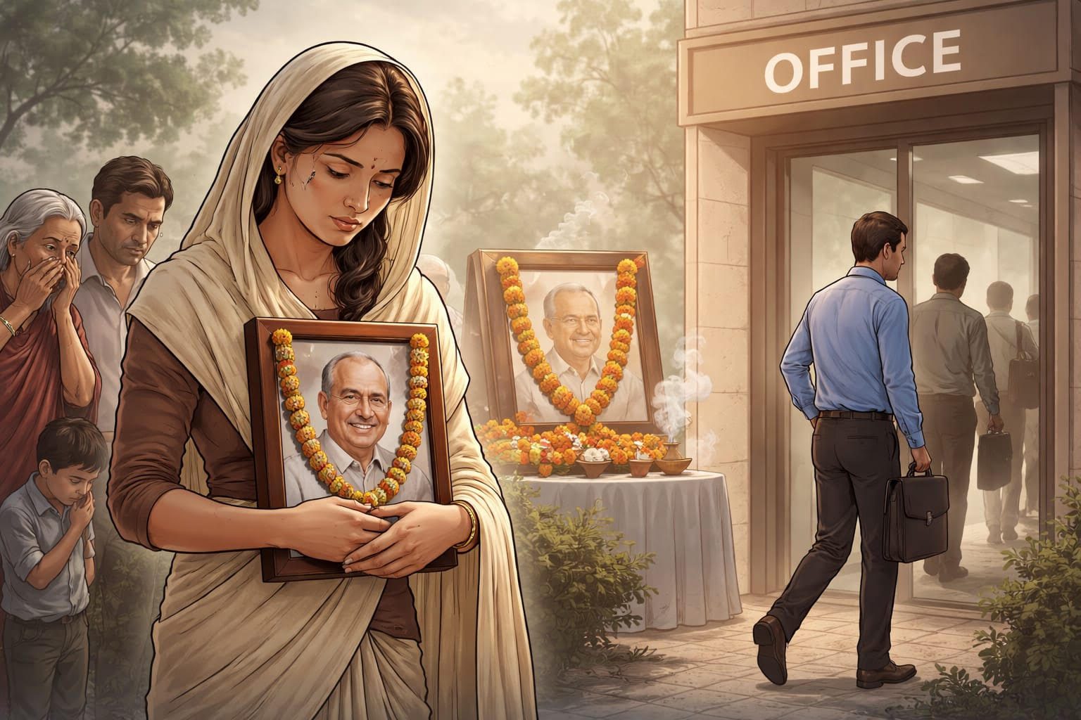 शोक के दिनों का मिले अधिकार, दुख के दिनों में भी ड्यूटी क्यों?