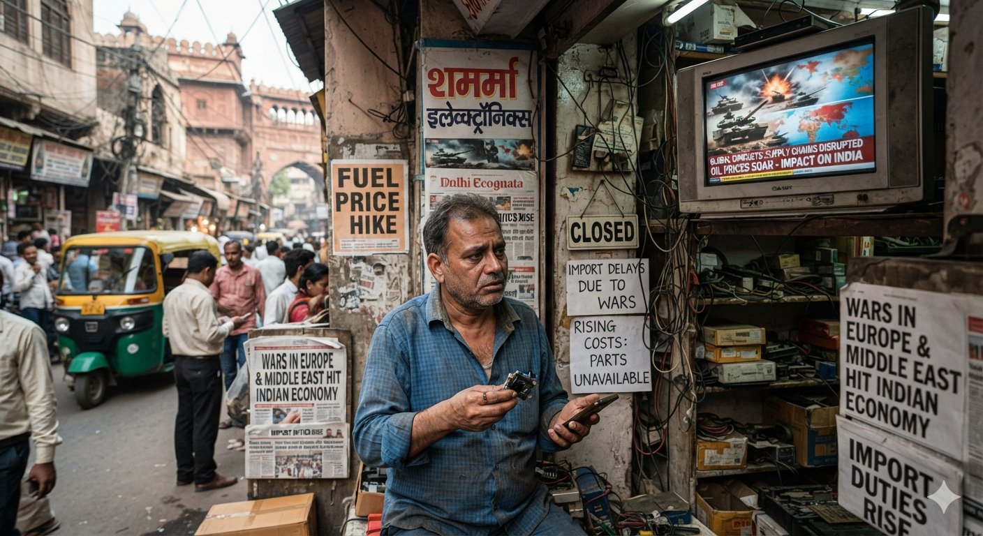 विभिन्न देशों के बीच चल रहे युद्ध का भारत पर प्रभाव