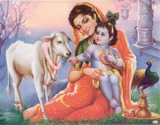 Bal  Krishna and Mother Yasoda