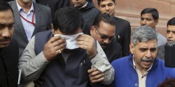 India Parliament Mayhem