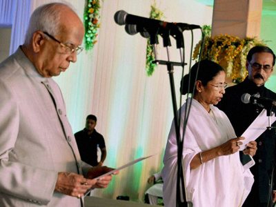 mamta banerjee taking oath